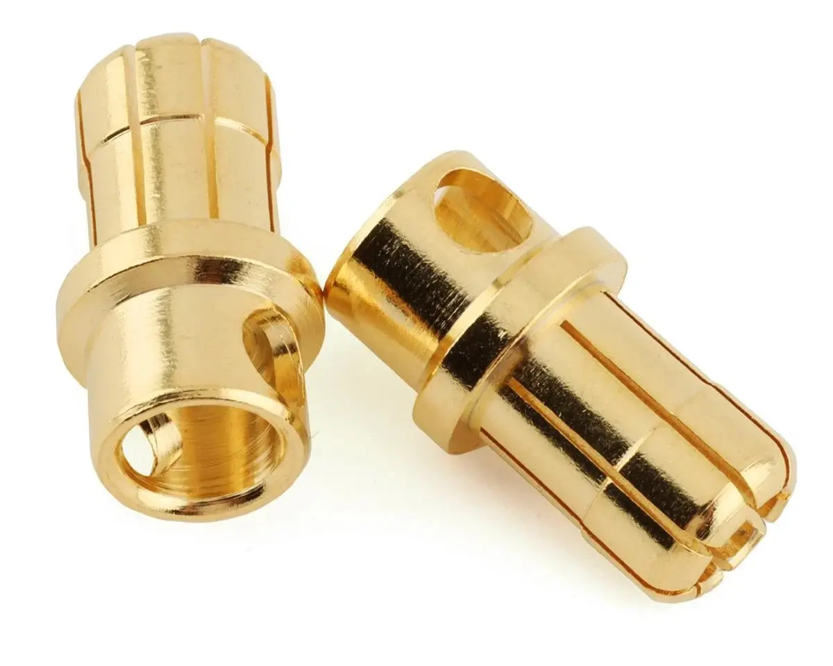 Ptk-5073 8.0Mm "Super Bullet" Sold Gold Connectors (2M) 1