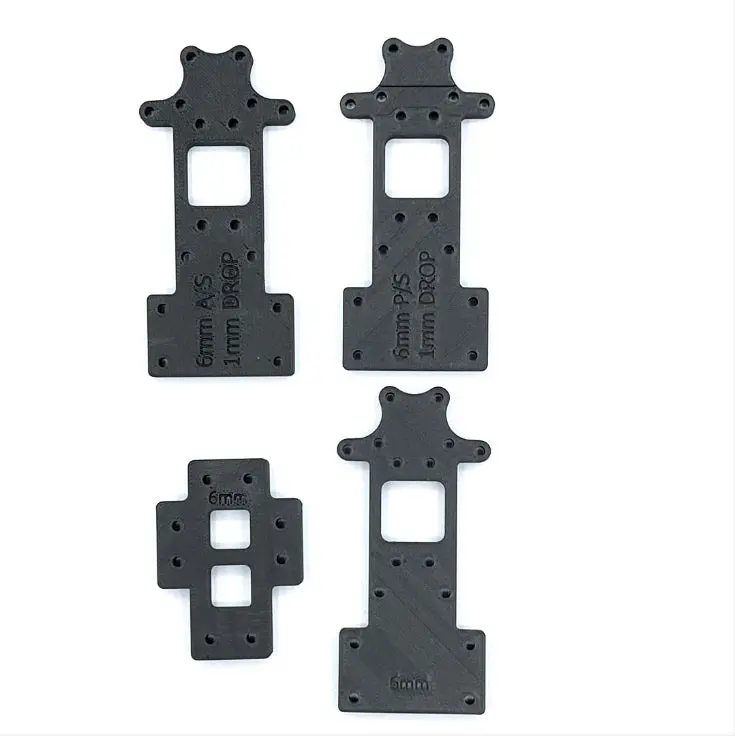 61090 Ae Breakout Riser Kit 1Mm Pro & Anti Squat, 6Mm Thick Plates (Set Of 4) 1