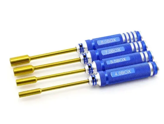 420-10-120 4Pc. Nut Driver Set, Tini Coated, Metric 1