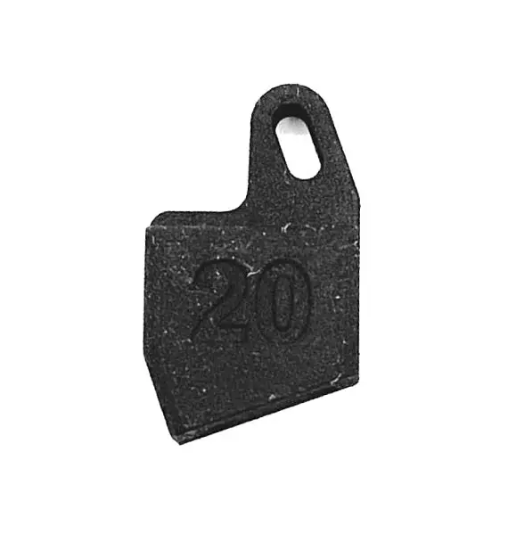 10020 20° Left Caster Block 1