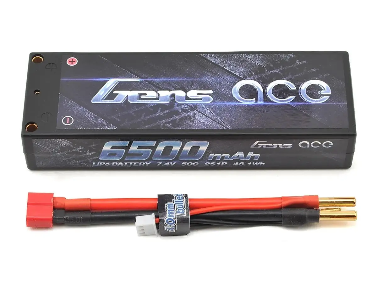 Gea65002s50d4 6500Mah 50C 2S Lipo (4Mm Bullet) 1