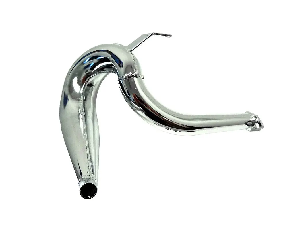 95066  Baja Chrome Steel High Performance Exhaust Pipe Fits Hpi, Rovan Km Baja 23Cc-45Cc 1