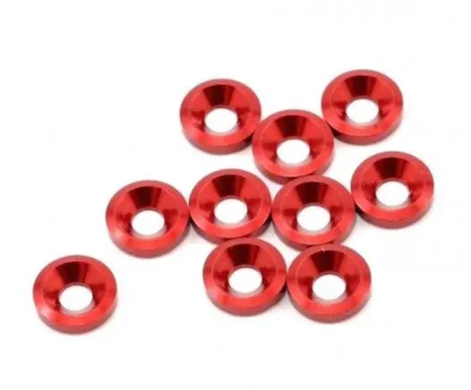 513-54-Xxx M3 Tapered Alum. Washer For Flat Head Screw (10Pk) 3
