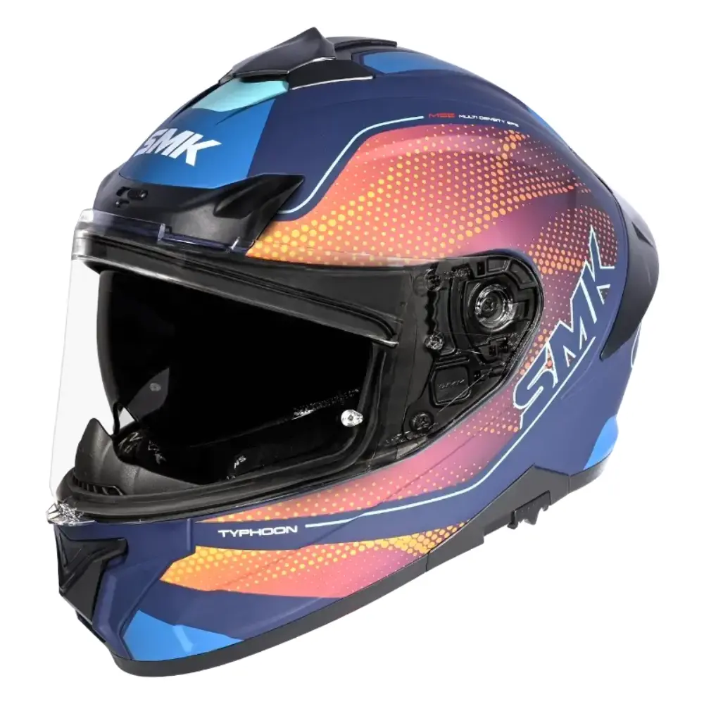 Helmet Full Face Typhoon Mystic Ma554 Smk 1