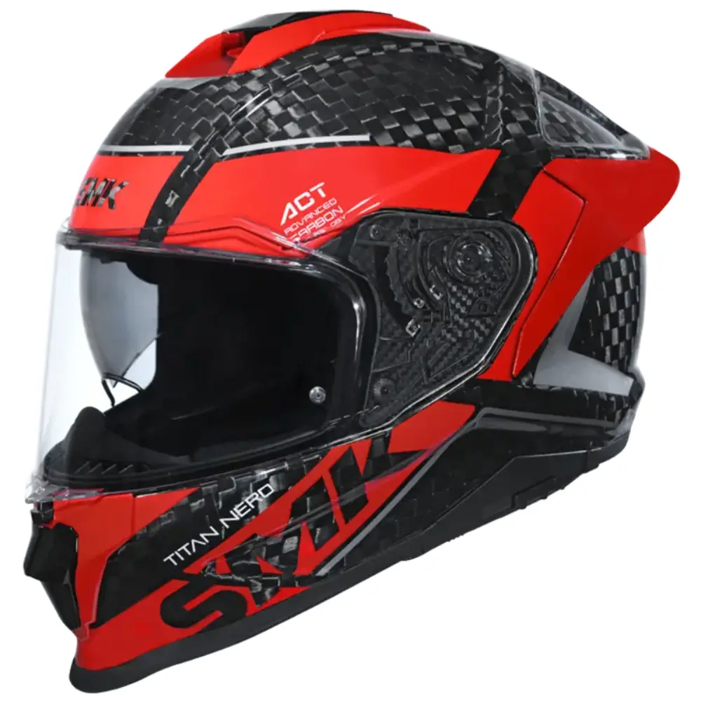 Helmet Full Face Titan Carbon Nero Gl236 Smk 1