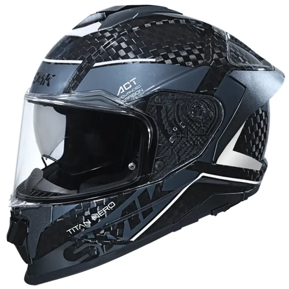 Helmet Full Face Titan Carbon Nero Gl261 Smk 1
