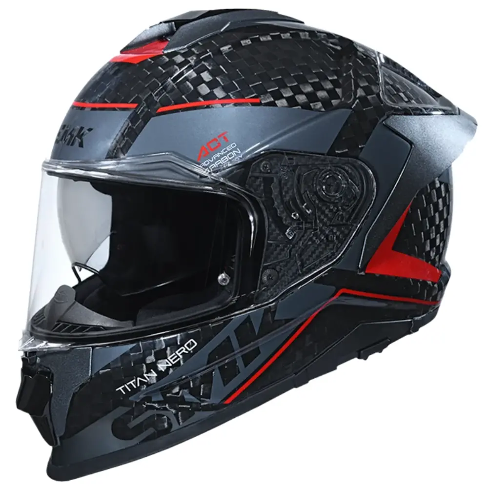 Helmet Full Face Titan Carbon Nero Gl263 Smk 1