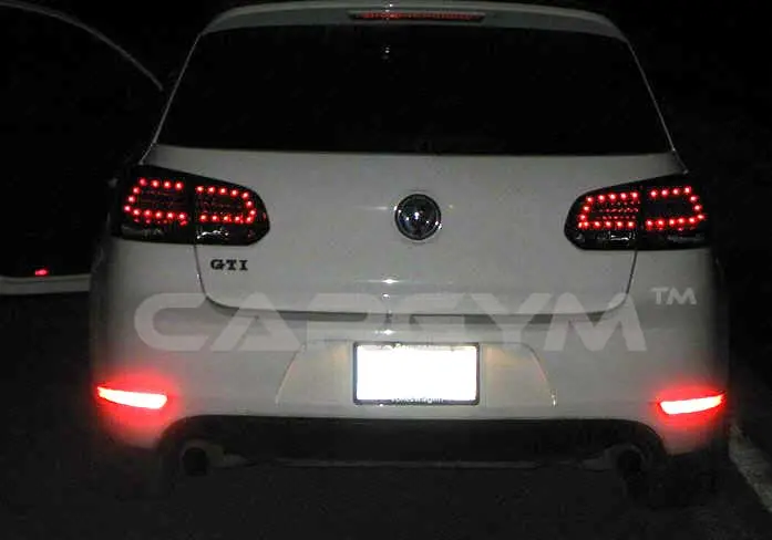 Vw Golf Vi Mk6 2009+ Red & Smoked Led Taillight 2