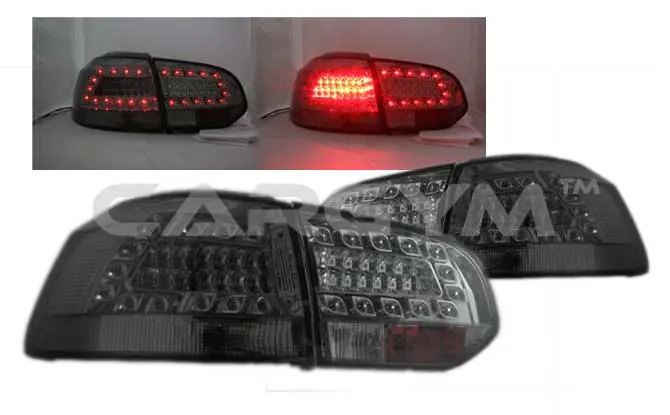 Volkswagen Golf Vi Mk6 2009+ Smoked Led Taillight 1