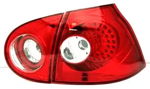 Vw Golf V R32 Mk5 Gti Red Housing Led Tail Lights For 2006-08 1