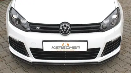 Kerscher Carbon Fiber Front Spoiler For Volkswagen Golf 6 Vi R 1
