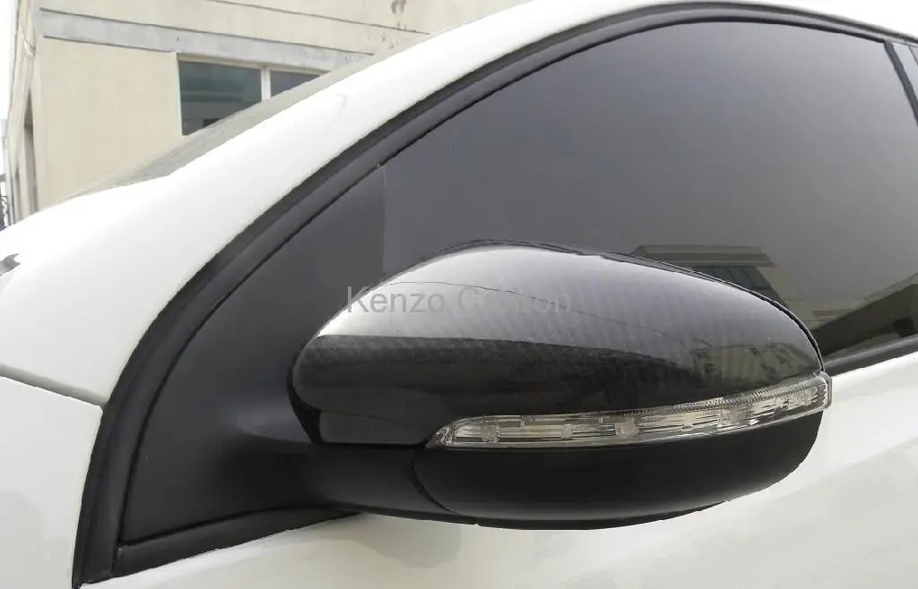 Volkswagen Golf 6 Vi Carbon Fiber Mirror Cover 1