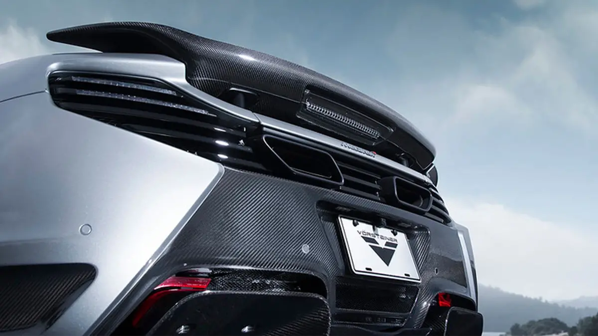 Mclaren Mp4-12C / 650S Active Carbon Fiber Rear Wing Air Brake 1