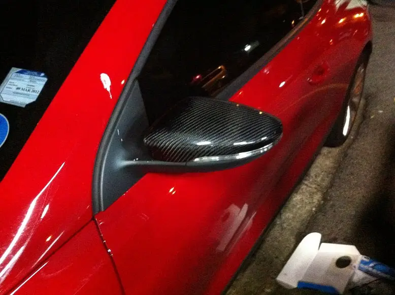 Volkswagen Scirocco Carbon Fiber Mirror Cover 1