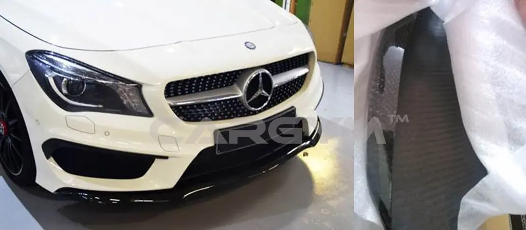 Mercedes-Benz Cla W117 Dry Carbon Fiber Front Spoiler 1