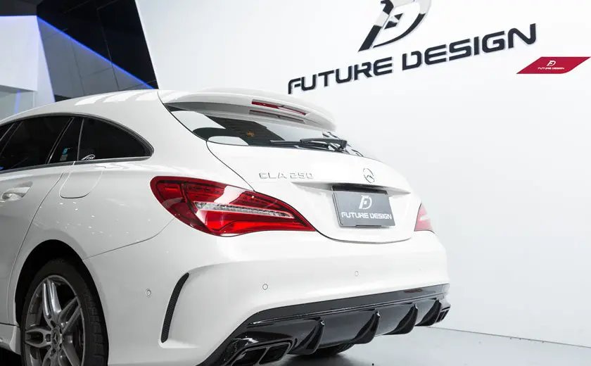 Future Design Rear Bumper Diffuser For Mercedes-Benz Cla W117 1