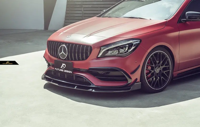 Future Design Carbon Fiber Front Lip For W117 1