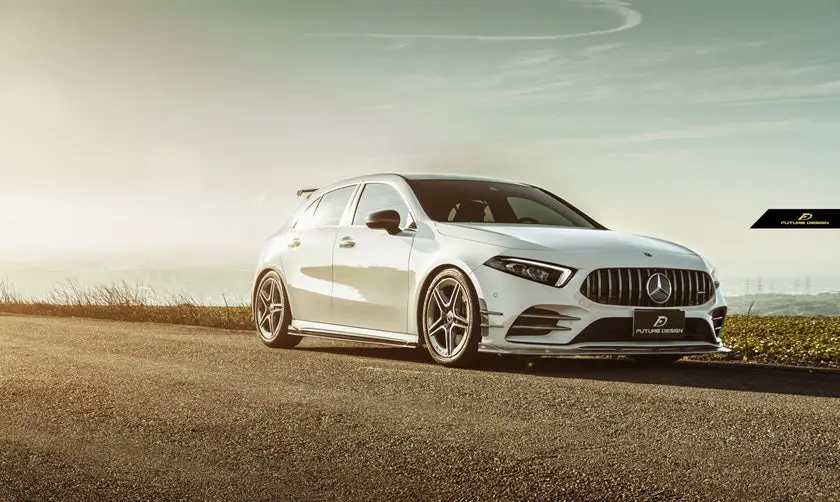 Future Design Mercedes-Benz A-Class W177amg Fdgt Stage1 Carbon Fiber Front Lip 1