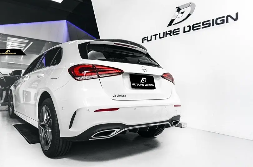Future Design Carbon Fiber Rear Hatch Spoiler For Mercedes-Benz A-Class W177 1