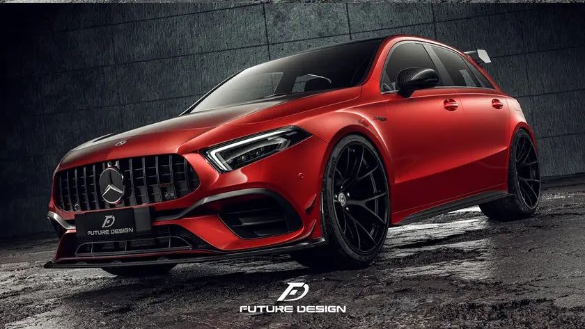 Future Design Carbon Fiber Side Skirts For Mercedes-Benz A-Class W177 1