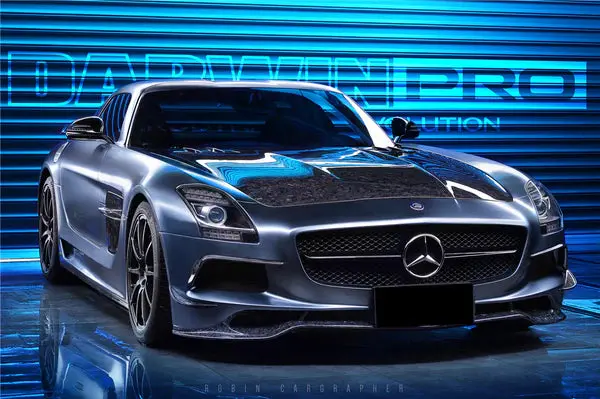 Darwinpro 2010-2015 Mercedes Benz W197 Sls Amg Bkss Style Full Body Kit 1