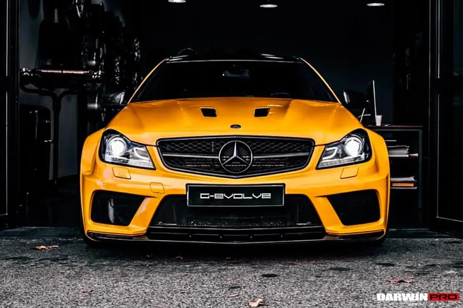 Darwinpro 2012-2014 Mercedes Benz W204 C Class Coupe Bkss Style Wide Full Body Kit 1