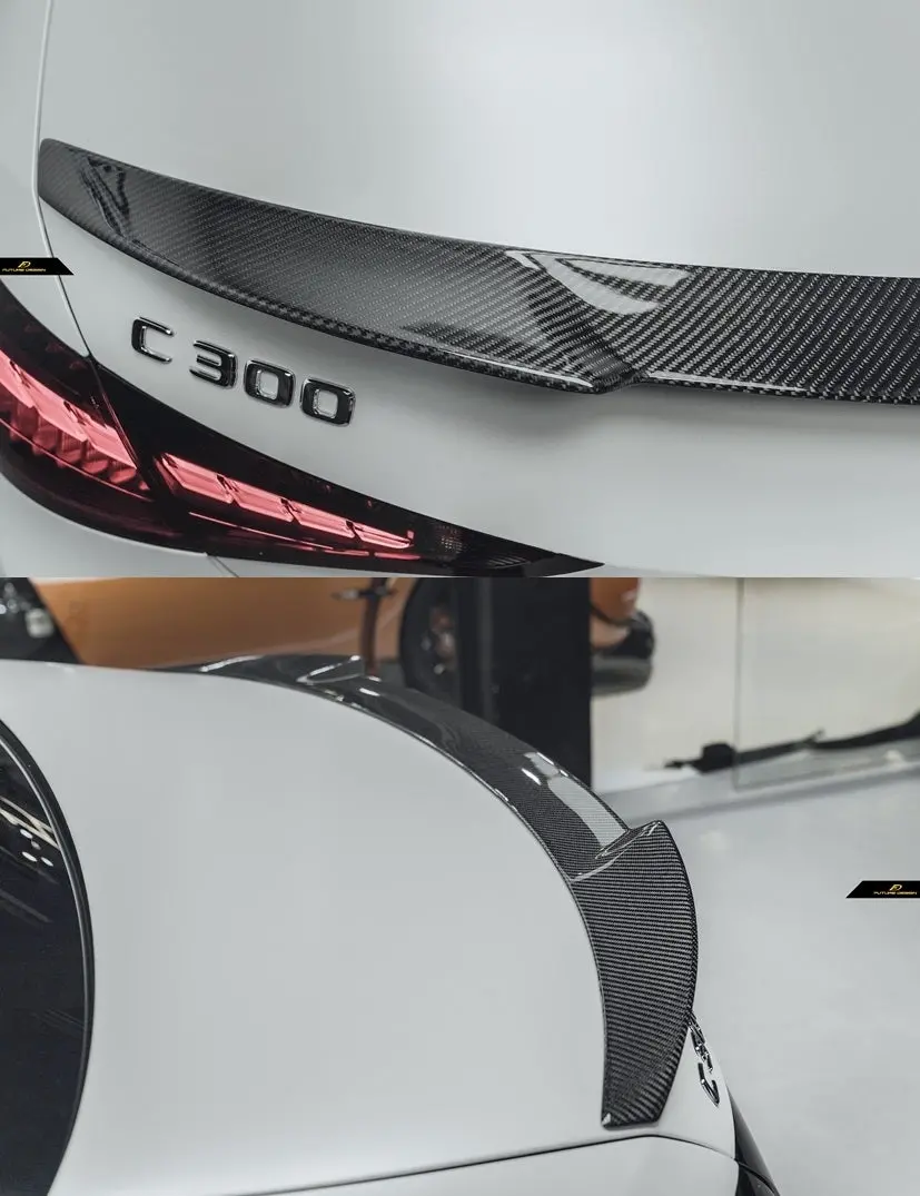 Future Design Carbon Fiber Rear Spoiler V.1 For Mercedes-Benz C-Class W206 2021+ 1