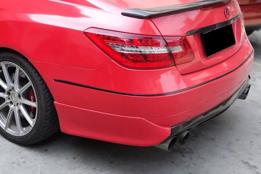 Carbonado 2010-2013 Mercedes Benz E Class W207 Coupe Ls Style Rear Bumper Side Caps 1