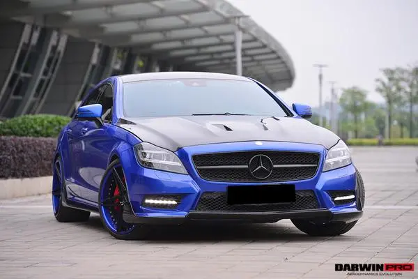 Darwinpro 2011-2014 Mercedes Benz Cls Class W218 Bkss Style Front Lip (Not Fit Amg) 1