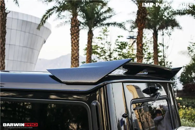 Darwinpro 2006-2018 Mercedes Benz W463 G Class Imp Style Rear Roof Spoiler 1