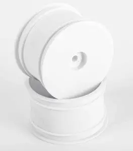 50501W Raw Speed 1/10 Buggy Rear Wheel White 1
