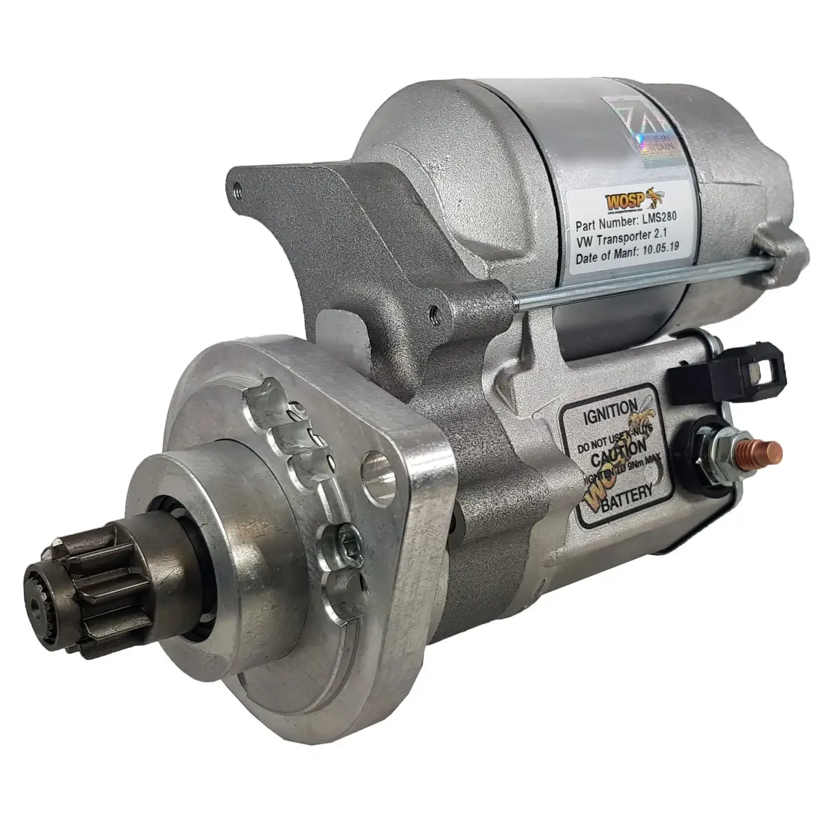 Starter Motor, Wosp High Torque 12V  /6V Gear 1