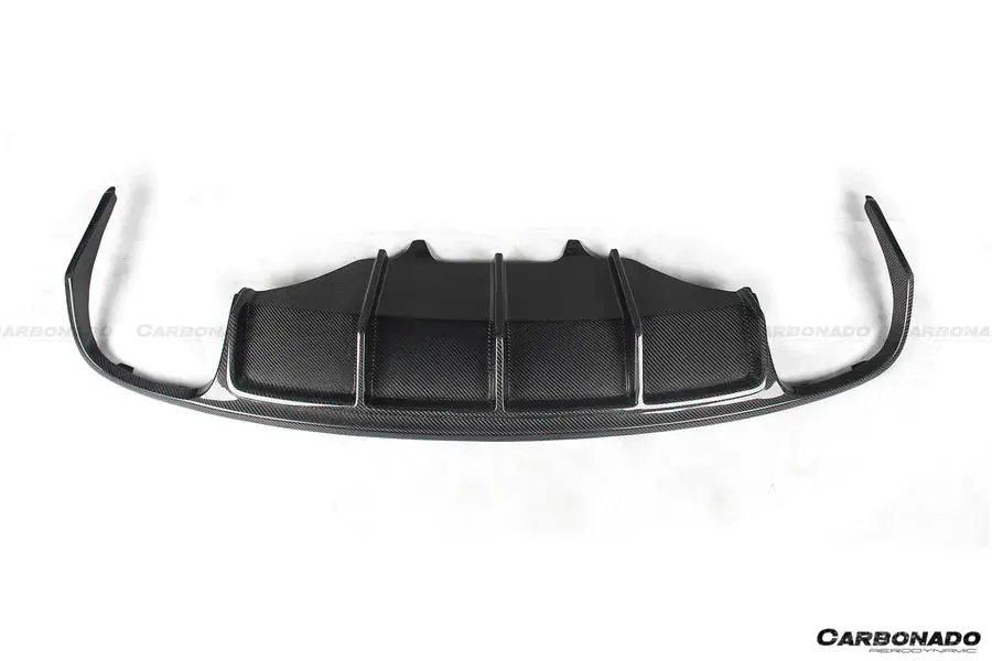 Carbonado Ats Carbon Fiber Rear Diffuser Kit For Porsche Macan Gts / Macan Turbo / Turbo S 2014-2017 3