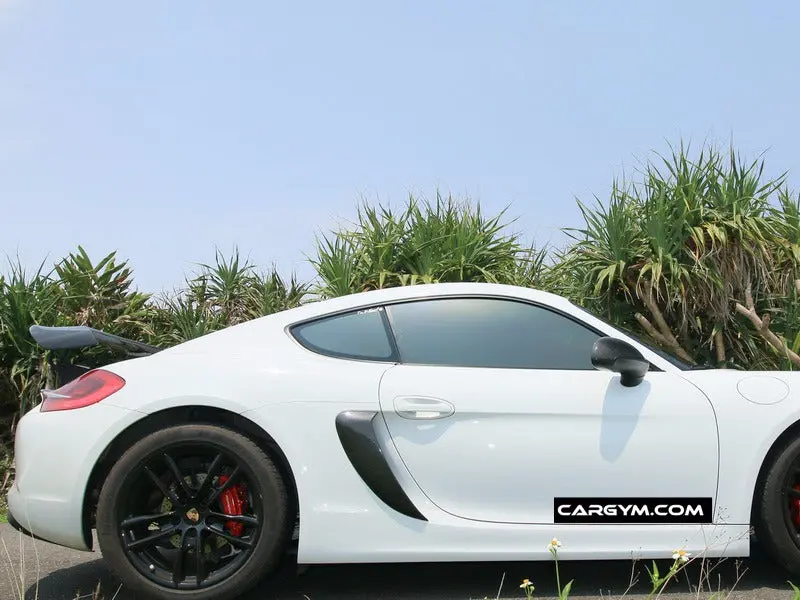 Porsche Cayman 981 Gt4 Style Carbon Fiber Side Intake Scoop 1