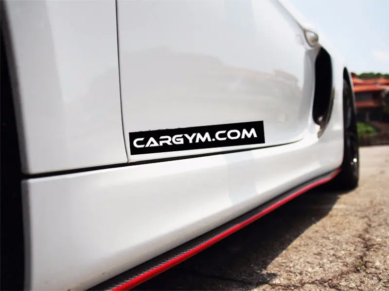 Porsche Cayman 981 Dry Carbon Fiber Side Skirts 1