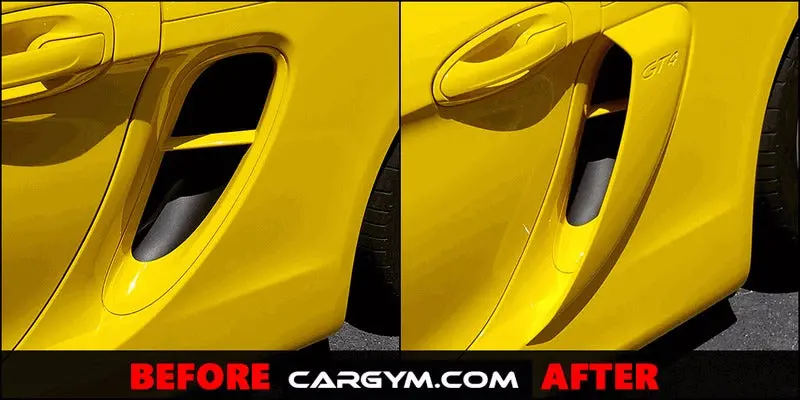 Porsche 981 Gt4 Logo Side Intake Scoop 1