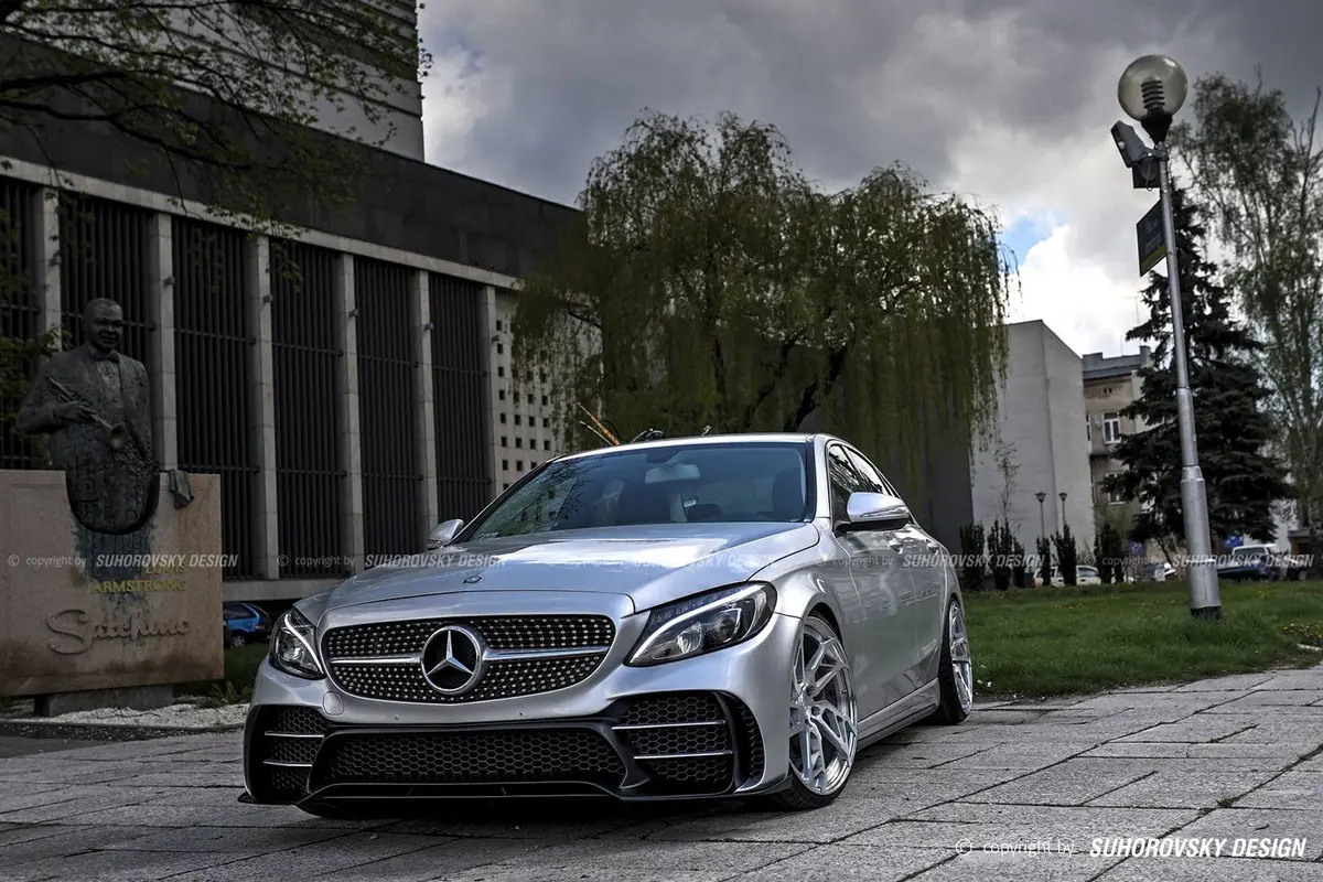 Sr66 Design Body Kit For Mercedes W205 C-Class Body Kit 1