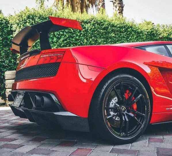 Lamborghini Gallardo / Lp560 Super Trefeo Style Carbon Fiber Rear Wing Spoiler 1