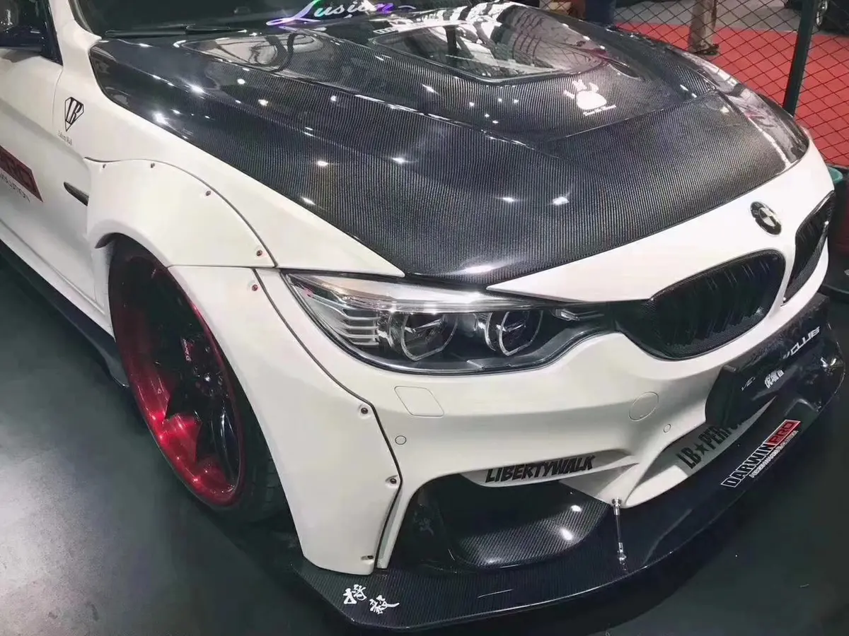Darwinpro Imp Carbon Fiber Glass Hood For Bmw F82 M4 1