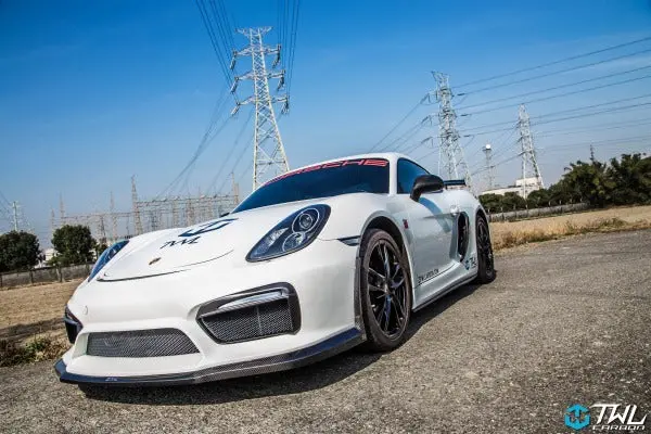 Twl 981 Cayman Gt4 Carbon Fiber Front Lip 1
