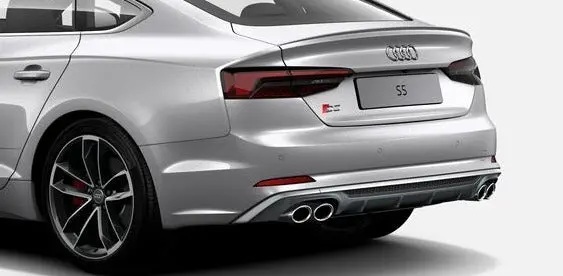 Audi A5 2018+ (S5 Style) Rear Diffuser W/ Quad Exhaust Tips 1