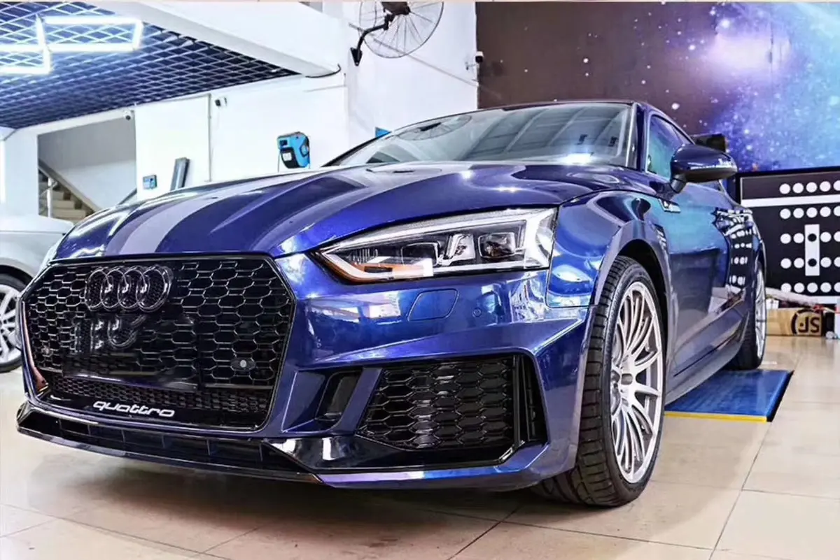 Audi A5 S5 2018+ Rs5 Style Front Bumper W/ Black Grille 1