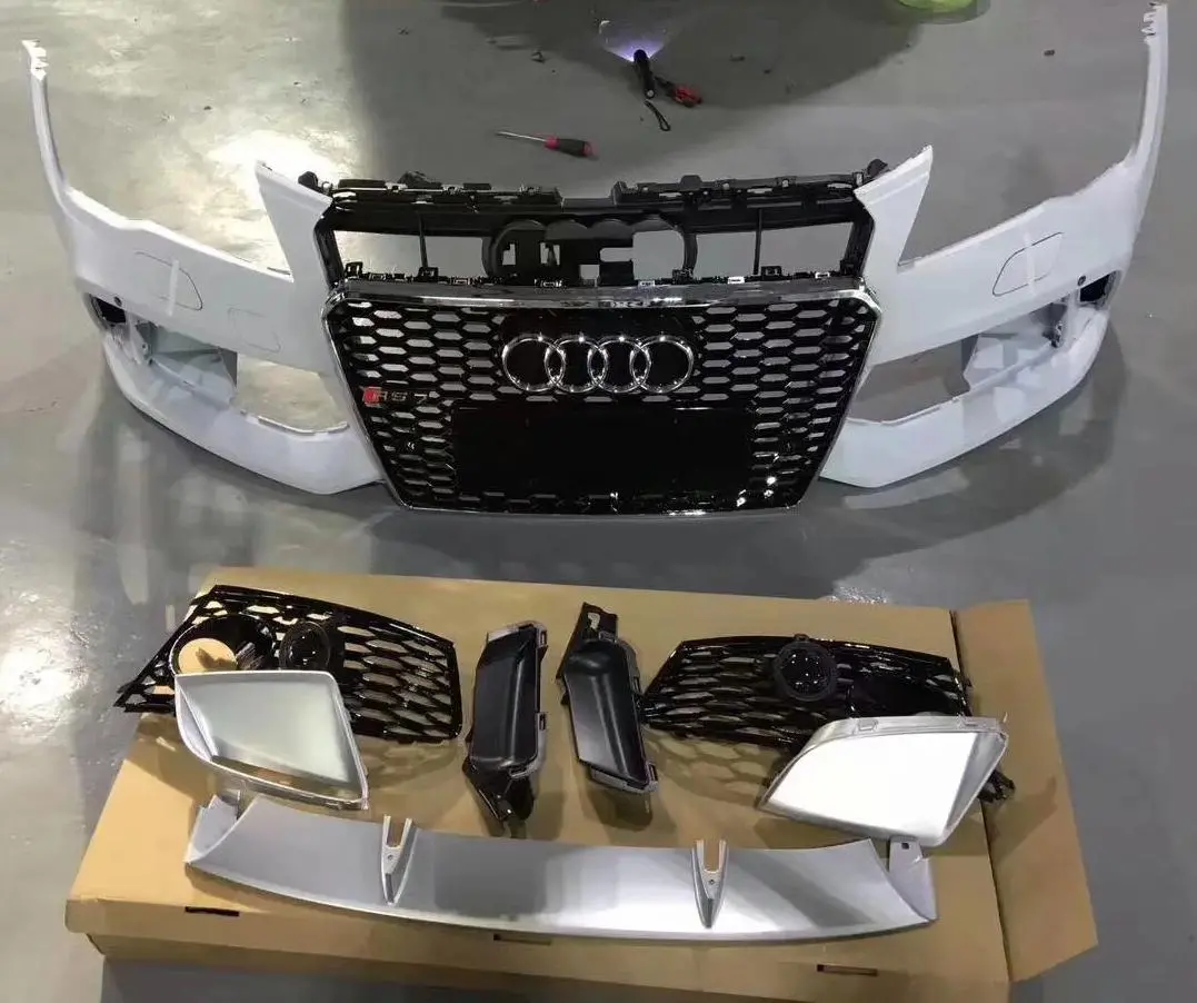 Audi A7/S7 2011-2017 Rs7 Style Front Bumper With Grill 2