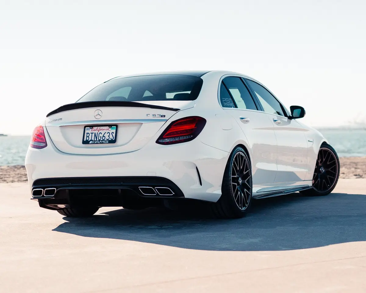 Psm Carbon Fiber Rear Wing And Rear Diffuser 1
