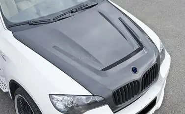 Bmw E70 X5 E71 X6 M 2006+ Matt Black Front Nose Grill Set 1