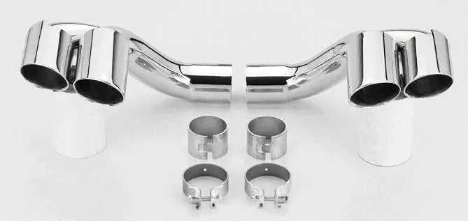 Bmw X6 E71 2008-2014 Chrome Exhaust Pipe Tips 1