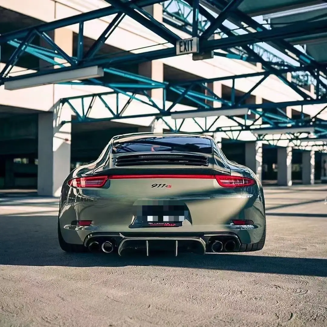 Z-Gt Carbon Fiber Rear Diffuser For Porsche 991.1 911 2012+ 1