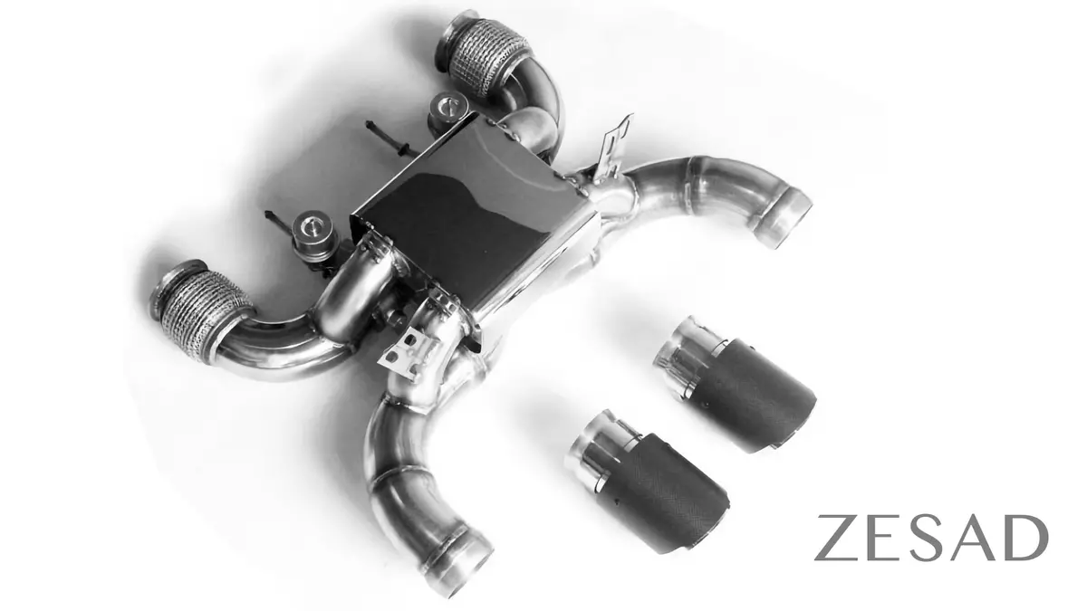 Dmc Mclaren 720S Exhaust System: Stainless Steel T304: Fits The Oem Coupe & Spider: With Opf Muffler Replacements, Downpipes, Catless & Sport Catalyst, Down Pipes & Heat Shield 1