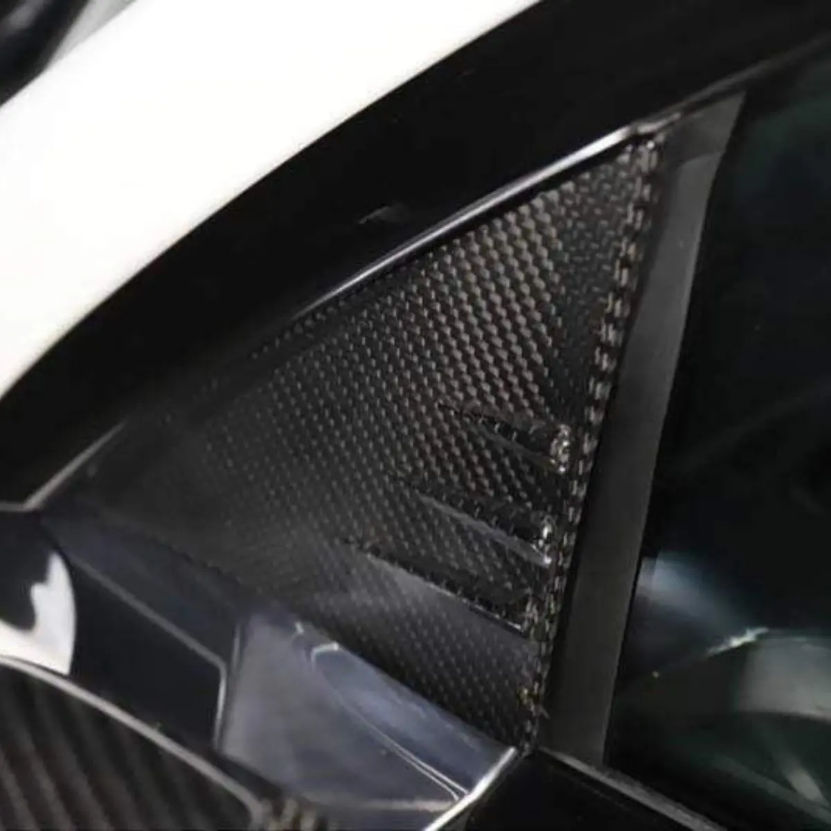 Dry Carbon Fiber A-Pillar Trim For Model 3/Y | 3 Finishes | 3D Laser Fit | Lhd/Rhd 1