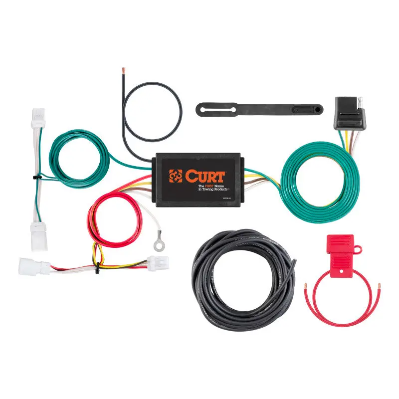 Curt Custom Vehicle Wiring Harness For 2017–2019 Kia Niro – 4-Way Flat Trailer Connector 1